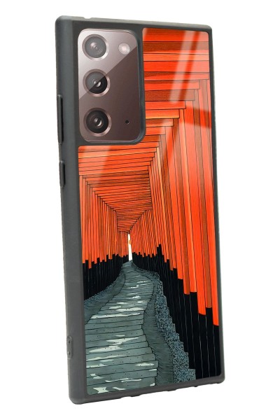 Samsung Note 20 Ultra Pastel Pencereler Tasarımlı Glossy Telefon Kılıfı