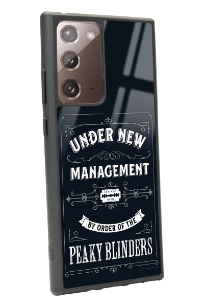 Samsung Note 20 Ultra Peaky Blinders Management Tasarımlı Glossy Telefon Kılıfı