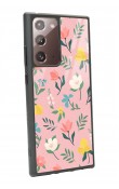 Samsung Note 20 Ultra Pinky Flowers Tasarımlı Glossy Telefon Kılıfı