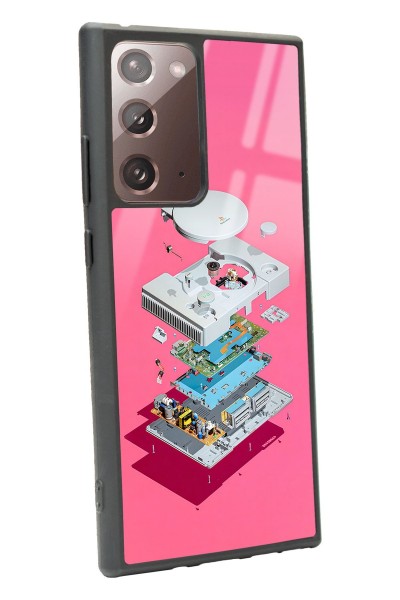 Samsung Note 20 Ultra Playstation Tasarımlı Glossy Telefon Kılıfı