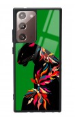 Samsung Note 20 Ultra Renkli Leopar Tasarımlı Glossy Telefon Kılıfı