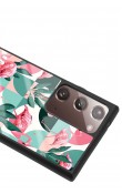 Samsung Note 20 Ultra Retro Flamingo Duvar Kağıdı Tasarımlı Glossy Telefon Kılıfı