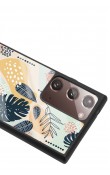 Samsung Note 20 Ultra Retro Yaprak Tasarımlı Glossy Telefon Kılıfı
