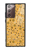 Samsung Note 20 Ultra Sarı Bindanlı Tasarımlı Glossy Telefon Kılıfı