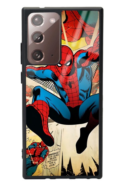 Samsung Note 20 Ultra Spider-man Örümcek Adam Tasarımlı Glossy Telefon Kılıfı