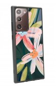 Samsung Note 20 Ultra Suluboya Çiçek Tasarımlı Glossy Telefon Kılıfı