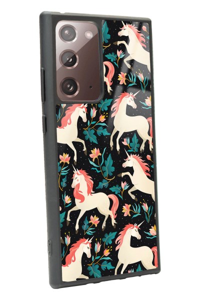 Samsung Note 20 Ultra Unicorn Desenli Tasarımlı Glossy Telefon Kılıfı