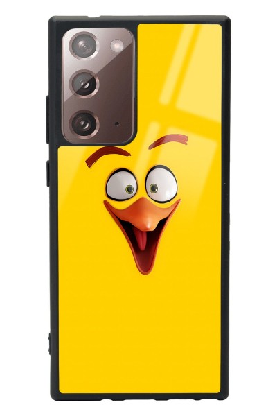 Samsung Note 20 Ultra Yellow Angry Birds Tasarımlı Glossy Telefon Kılıfı