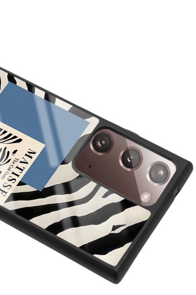 Samsung Note 20 Ultra Zebra Matısse Tasarımlı Glossy Telefon Kılıfı