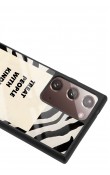 Samsung Note 20 Ultra Zebra Motto Tasarımlı Glossy Telefon Kılıfı