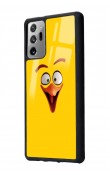 Samsung Note 20 Yellow Angry Birds Tasarımlı Glossy Telefon Kılıfı