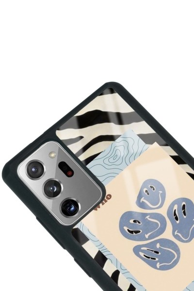 Samsung Note 20 Zebra Emoji Tasarımlı Glossy Telefon Kılıfı