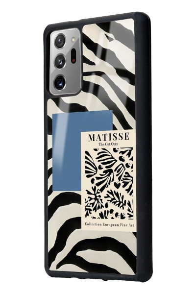 Samsung Note 20 Zebra Matısse Tasarımlı Glossy Telefon Kılıfı
