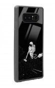 Samsung Note 8 Astronot Tatiana Tasarımlı Glossy Telefon Kılıfı