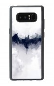 Samsung Note 8 Beyaz Batman Tasarımlı Glossy Telefon Kılıfı