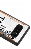 Samsung Note 8 Bilet Tasarımlı Tasarımlı Glossy Telefon Kılıfı
