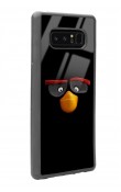 Samsung Note 8 Black Angry Birds Tasarımlı Glossy Telefon Kılıfı
