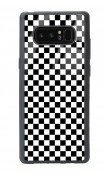 Samsung Note 8 Damalı Tasarımlı Glossy Telefon Kılıfı