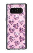 Samsung Note 8 Diamond Tasarımlı Glossy Telefon Kılıfı