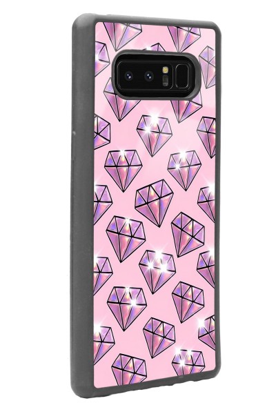 Samsung Note 8 Diamond Tasarımlı Glossy Telefon Kılıfı