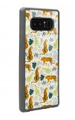 Samsung Note 8 Kaplan Art Tasarımlı Glossy Telefon Kılıfı