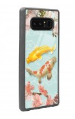 Samsung Note 8 Koi Balığı Tasarımlı Glossy Telefon Kılıfı