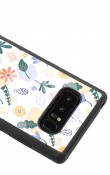 Samsung Note 8 Minik Çiçekler Tasarımlı Glossy Telefon Kılıfı