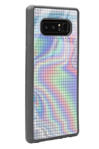 Samsung Note 8 Neon Dama Tasarımlı Glossy Telefon Kılıfı