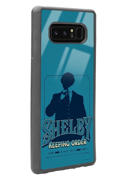 Samsung Note 8 Peaky Blinders Shelby Tasarımlı Glossy Telefon Kılıfı