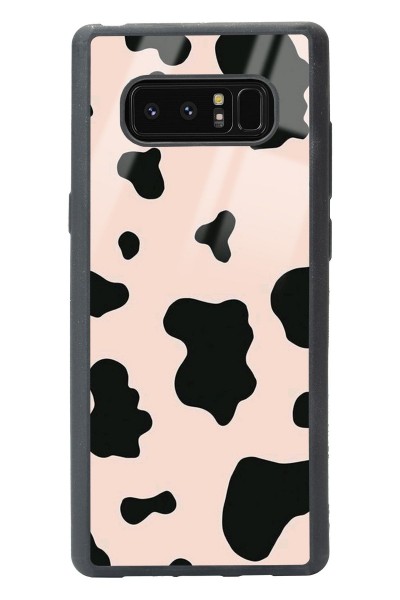 Samsung Note 8 Pink Milky Tasarımlı Glossy Telefon Kılıfı
