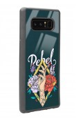 Samsung Note 8 Rebel Tasarımlı Glossy Telefon Kılıfı