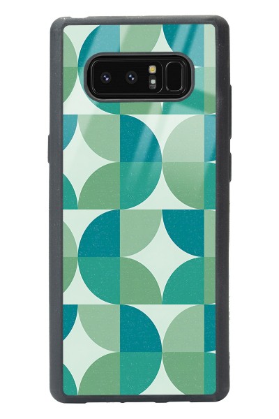 Samsung Note 8 Retro Green Duvar Kağıdı Tasarımlı Glossy Telefon Kılıfı
