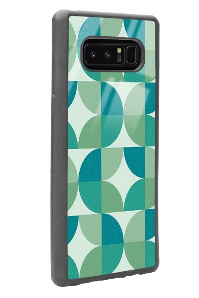 Samsung Note 8 Retro Green Duvar Kağıdı Tasarımlı Glossy Telefon Kılıfı