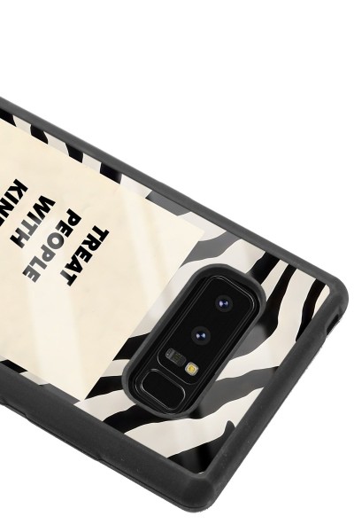 Samsung Note 8 Zebra Motto Tasarımlı Glossy Telefon Kılıfı