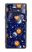 Samsung Note 9 Ay Güneş Pijama Tasarımlı Glossy Telefon Kılıfı