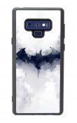 Samsung Note 9 Beyaz Batman Tasarımlı Glossy Telefon Kılıfı