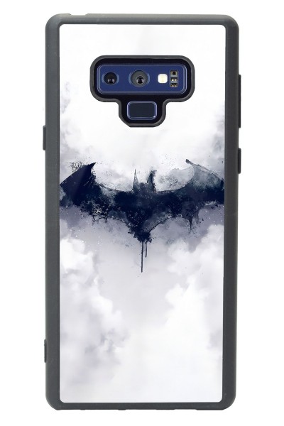 Samsung Note 9 Beyaz Batman Tasarımlı Glossy Telefon Kılıfı
