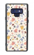 Samsung Note 9 Beyaz Bindanlı Tasarımlı Glossy Telefon Kılıfı
