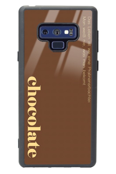 Samsung Note 9 Choclate Tasarımlı Glossy Telefon Kılıfı