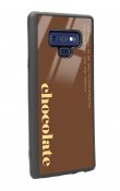 Samsung Note 9 Choclate Tasarımlı Glossy Telefon Kılıfı