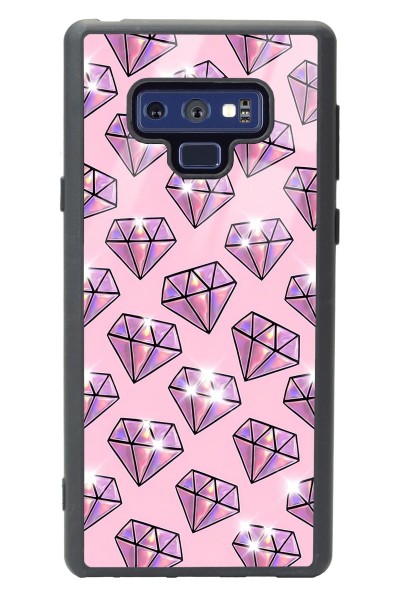 Samsung Note 9 Diamond Tasarımlı Glossy Telefon Kılıfı