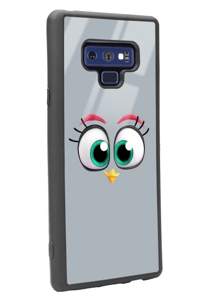 Samsung Note 9 Grey Angry Birds Tasarımlı Glossy Telefon Kılıfı