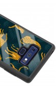 Samsung Note 9 Leaf Leopar Tasarımlı Glossy Telefon Kılıfı