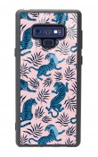 Samsung Note 9 Mavi Kaplan Tasarımlı Glossy Telefon Kılıfı