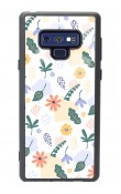 Samsung Note 9 Minik Çiçekler Tasarımlı Glossy Telefon Kılıfı