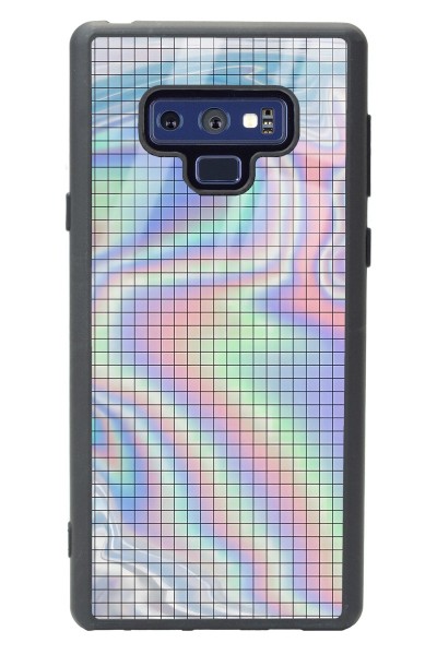 Samsung Note 9 Neon Dama Tasarımlı Glossy Telefon Kılıfı