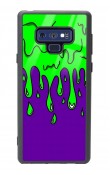 Samsung Note 9 Neon Damla Tasarımlı Glossy Telefon Kılıfı