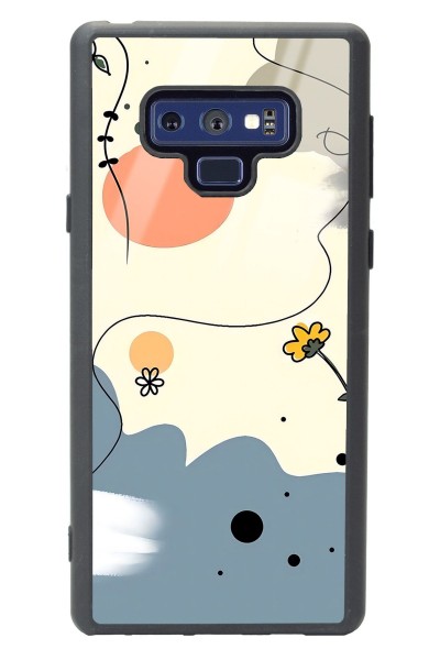 Samsung Note 9 Nude Papatya Tasarımlı Glossy Telefon Kılıfı