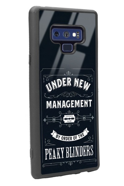 Samsung Note 9 Peaky Blinders Management Tasarımlı Glossy Telefon Kılıfı