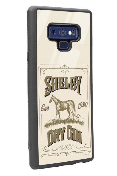 Samsung Note 9 Peaky Blinders Shelby Dry Gin Tasarımlı Glossy Telefon Kılıfı